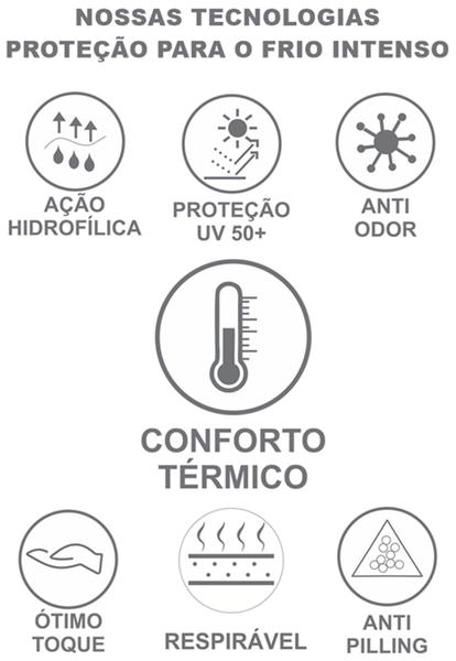 Imagem de Conjunto Rt Segunda Pele Térmica Feminino Para o Frio Extremo Preto