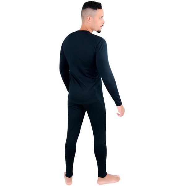 Conjunto Rt Segunda Pele Térmica Maculino Para o Frio Extremo Preto - Roupas Térmicas Imagem de Conjunto Rt Segunda Pele Térmica Maculino Para o Frio Extremo Preto