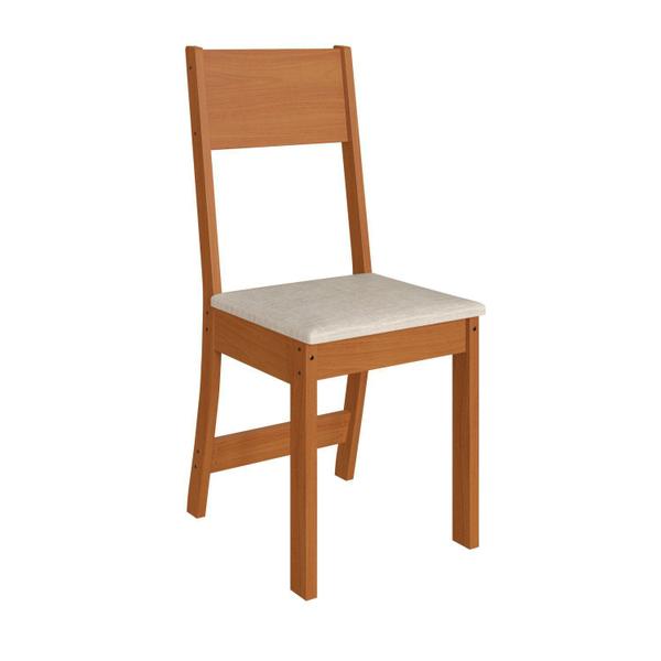Imagem de Conjunto Sala de Jantar 1 Mesa 4 Cadeiras Malta Indekes