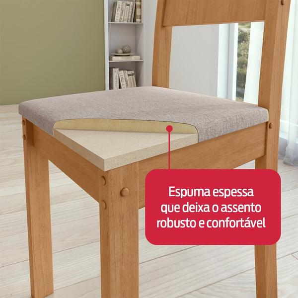 Imagem de Conjunto Sala de Jantar com 4 Cadeiras EasyLine