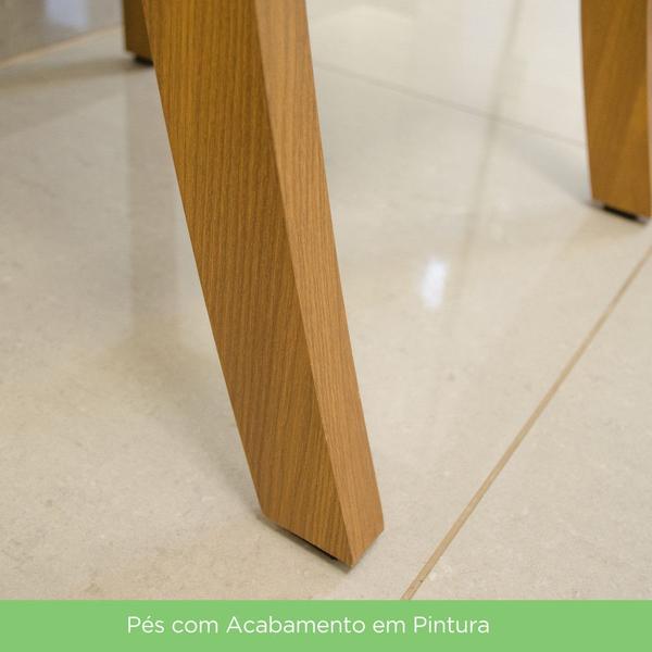 Imagem de Conjunto Sala de Jantar Mesa 160 Cm Tampo MDF 6 Cadeiras Lupita Casa 812