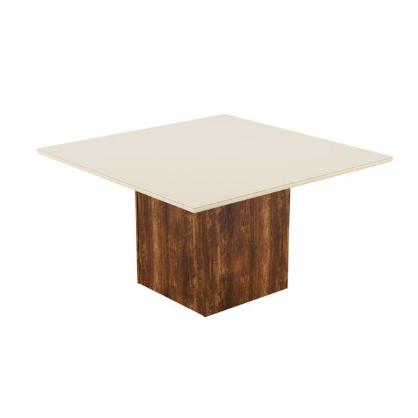 Imagem de Conjunto Sala de Jantar Mesa Atena 136cm Tampo Vidro/MDF com 8 Cadeiras Elegance Sonetto Móveis