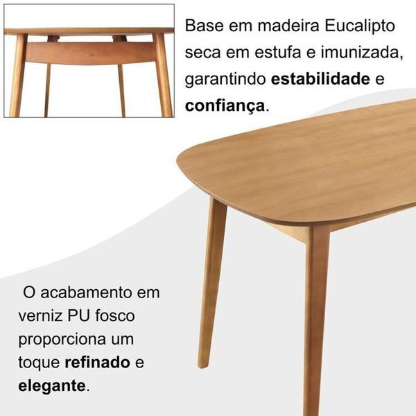 Imagem de Conjunto Sala de Jantar Mesa Ceci com 6 Cadeiras Allegra Espresso Móveis