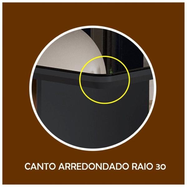 Imagem de Conjunto Sala de Jantar Mesa Lara Tampo Vidro com 4 Cadeiras Styllo Sonetto Móveis