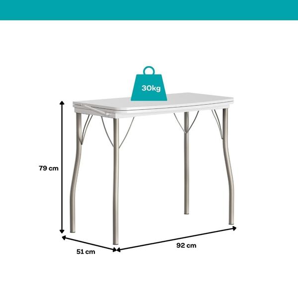 Imagem de Conjunto Sala de Jantar Tallim com Mesa e 2 Cadeiras Carraro