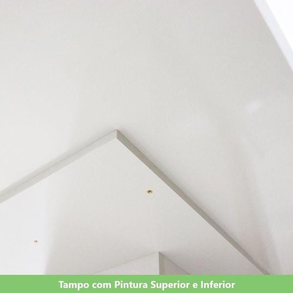 Imagem de Conjunto Sala De Jantar Tampo Mdf Com Vidro Canto Arredondado 160 Cm 06 Cadeiras Lupita Casa 812 Nature Com Off White E Marrom Amêndoa