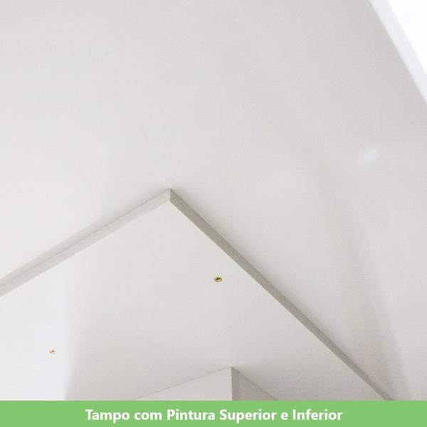 Imagem de Conjunto Sala de Jantar Tampo MDF com Vidro Canto Arredondado 160 Cm 06 Cadeiras Marilia Casa 812