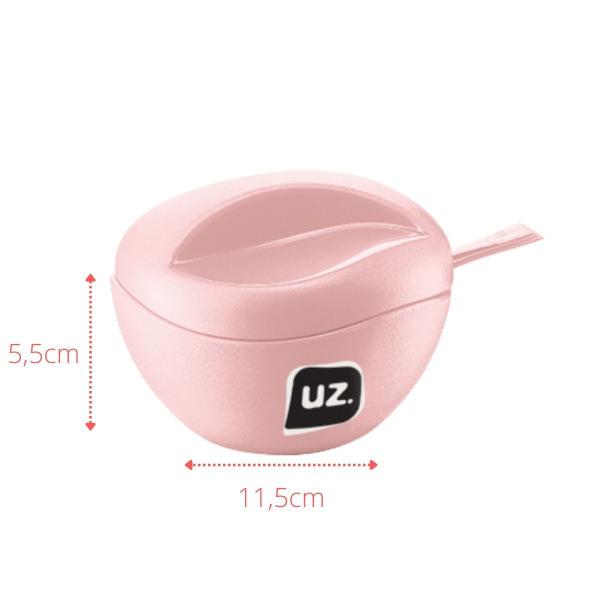 Imagem de Conjunto Saleiro, Açucareiro e 2 Lixeira Gourmet Rosa UZ