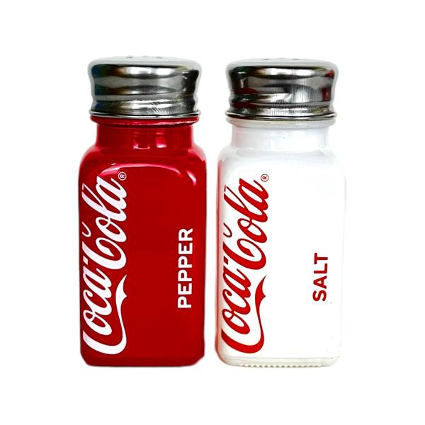 Imagem de Conjunto Saleiro E Pimenteiro De Vidro Coca-Cola 80ml 2Pçs