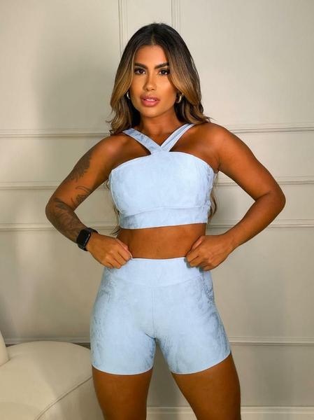 Imagem de Conjunto short Aura - Azul Claro