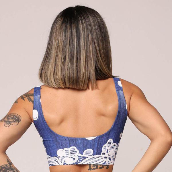 Imagem de Conjunto Short Empina Bumbum + Top Jeans Vintage Moving