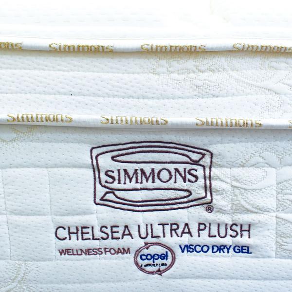 Imagem de Conjunto Simmons Chelsea Ultra Plush SOLTEIRO - Molas Ensacadas 120x203