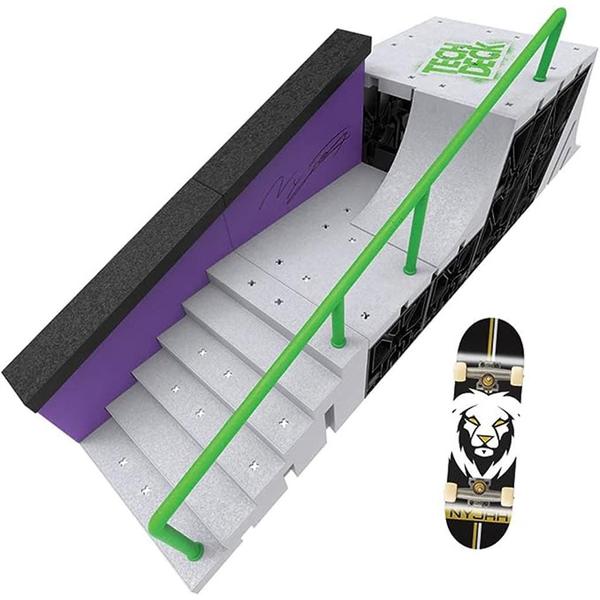 Imagem de Conjunto Skate De Dedo Com Rampa Pista Tech Deck Profissional - Sunny