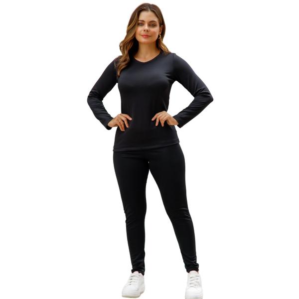 Conjunto Slim Roupa Térmica Feminina Blusa e Calça Quentinha