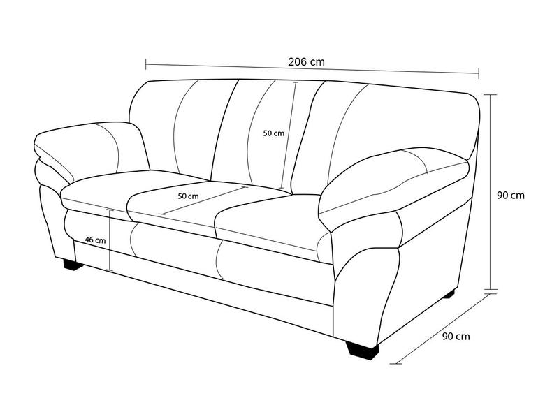 Imagem de Conjunto Sofá de Couro Gana 3 e 2 Lugares Marrom Pigmentado - Mempra Design