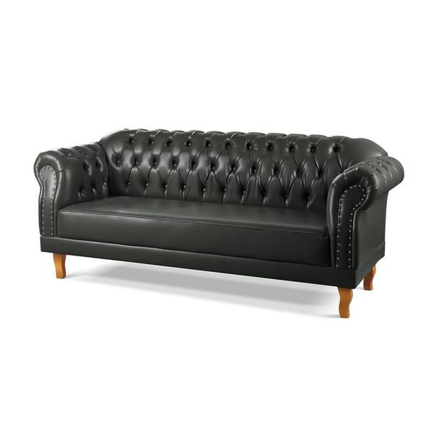 Imagem de Conjunto Sofá e Poltronas Chesterfield Duque