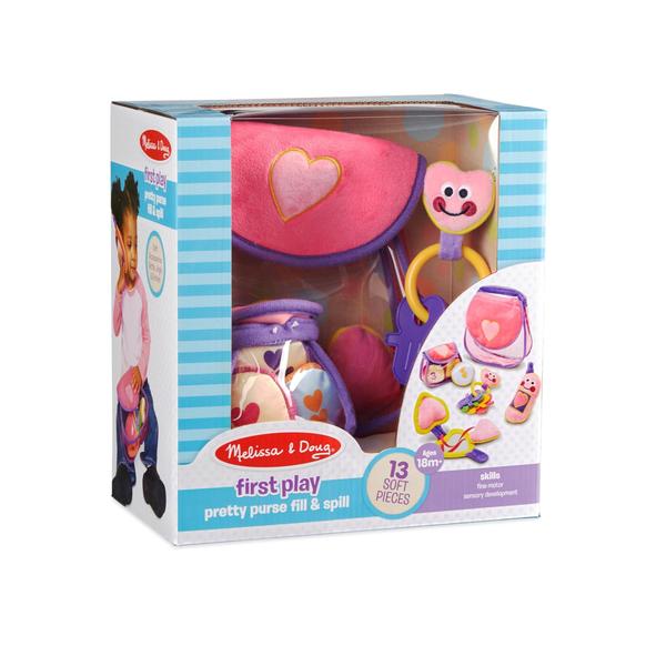 Conjunto Soft Play Toy Melissa & Doug Pretty Purse Fill and Spill Imagem de Conjunto Soft Play Toy Melissa & Doug Pretty Purse Fill and Spill
