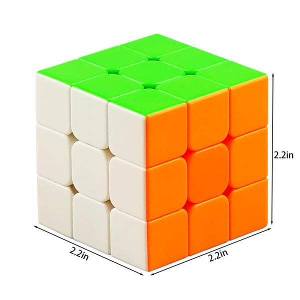 Imagem de Conjunto Speed Cube Ahyuan 2x2x2 e 3x3x3 sem adesivo para crianças