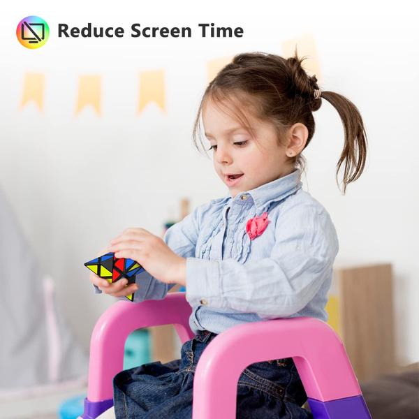 Conjunto Speed Cube Vdealen, pacote com 12, 2x2, 3x3, 4x4, dodecaedro de pirâmide Imagem de Conjunto Speed Cube Vdealen, pacote com 12, 2x2, 3x3, 4x4, dodecaedro de pirâmide