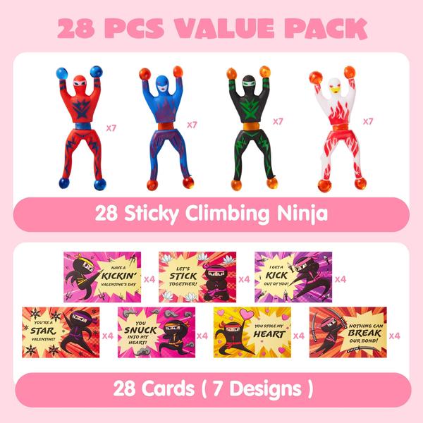 Imagem de Conjunto Sticky Wall Climbing Men Ninja para Dia dos Namorados x28 com cartões