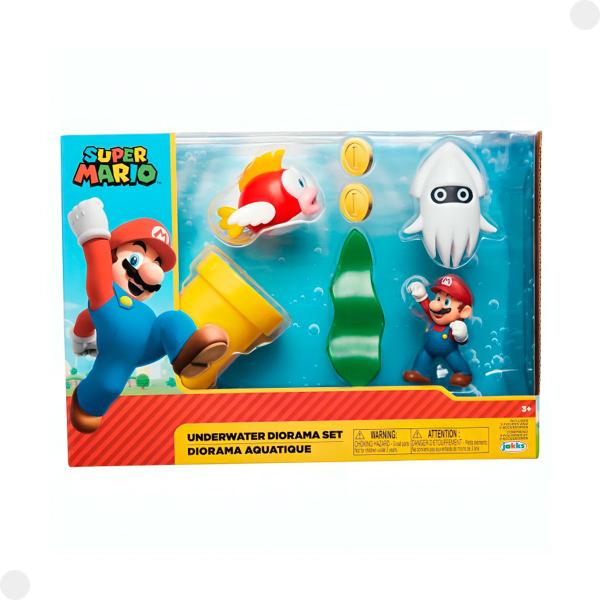 Imagem de Conjunto Super Mario Diorama C/ Acessórios 004267 - Sunny