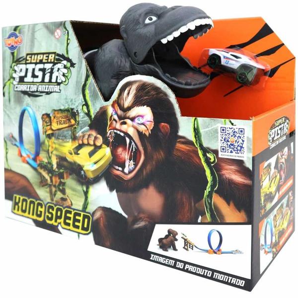 Imagem de Conjunto Super Pista - Corrida Animal - Kong Speed - Gorila - Toyng