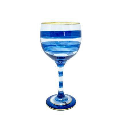 Imagem de Conjunto Taças Premier Navy 370ml Azul Prússia 6 Peças - Pintadas a mão 