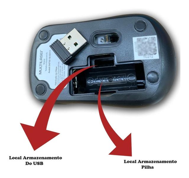 Imagem de conjunto teclado e mouse sem fio usb compacto preto multilase tc212 abnt2 ptbr aula online faculdade