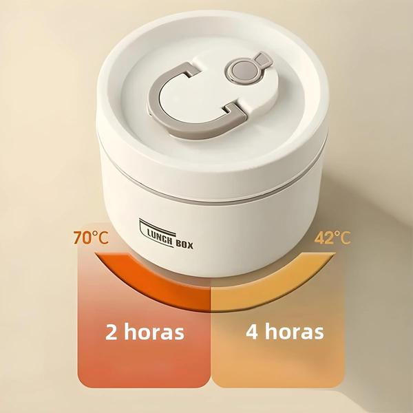 Conjunto Térmico de Marmita Empilhável e Portátil para Crianças e Adultos Imagem de Conjunto Térmico de Marmita Empilhável e Portátil para Crianças e Adultos