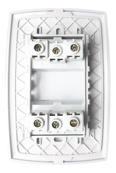 Imagem de Conjunto Tomada 20A + Interruptor Simples B.Lux Home Branco