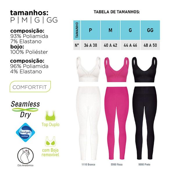 Conjunto Top e Calça Lupo Básico Imagem de Conjunto Top e Calça Lupo Básico