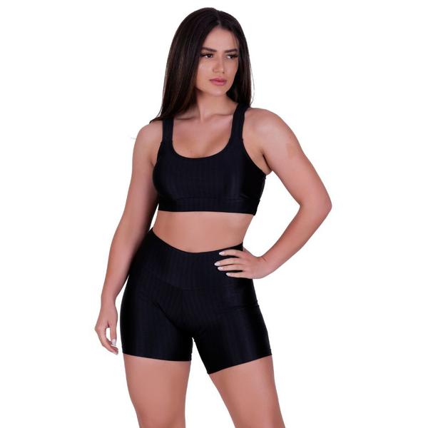 Imagem de Conjunto Top e Short 3D Academia Fitness Michele