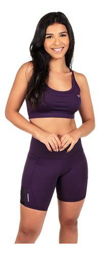 Conjunto Top E Short Tela Com Bolso Para Corrida Fitness - ElementFit Imagem de Conjunto Top E Short Tela Com Bolso Para Corrida Fitness