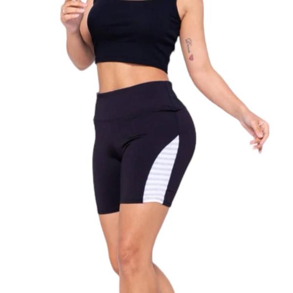 Imagem de Conjunto Top fitness ALÇA FINA bojo Feminino + Short LEG LEGGING REDINHA Academia Corrida 644