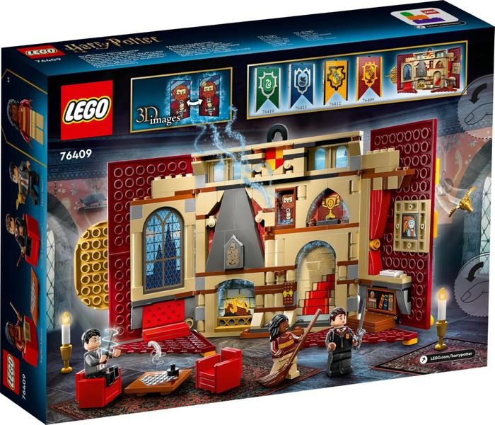 Conjunto Toy LEGO 76409 Harry Potter House Banner Gryffindor Imagem de Conjunto Toy LEGO 76409 Harry Potter House Banner Gryffindor