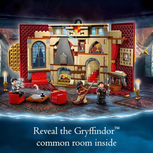 Conjunto Toy LEGO 76409 Harry Potter House Banner Gryffindor Imagem de Conjunto Toy LEGO 76409 Harry Potter House Banner Gryffindor