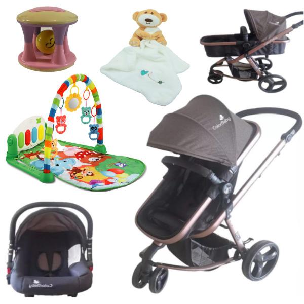 Imagem de Conjunto Travel System Bebê + Tapete Atividade e Brinquedos