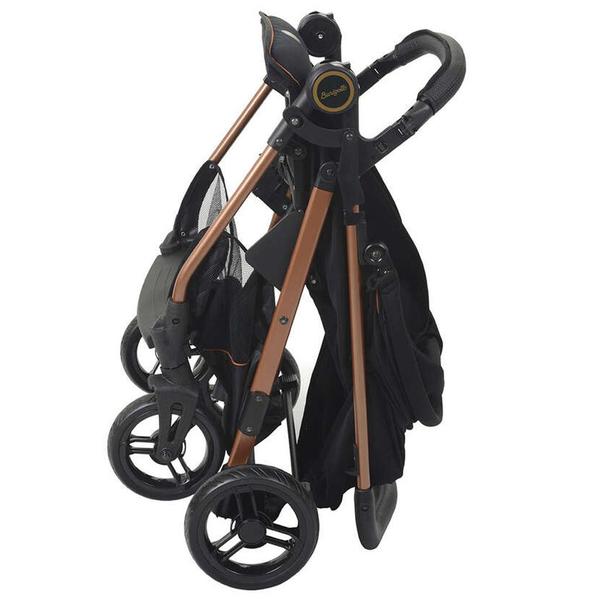 Imagem de Conjunto Travel System Lui Preto Cobre e Base Isofix