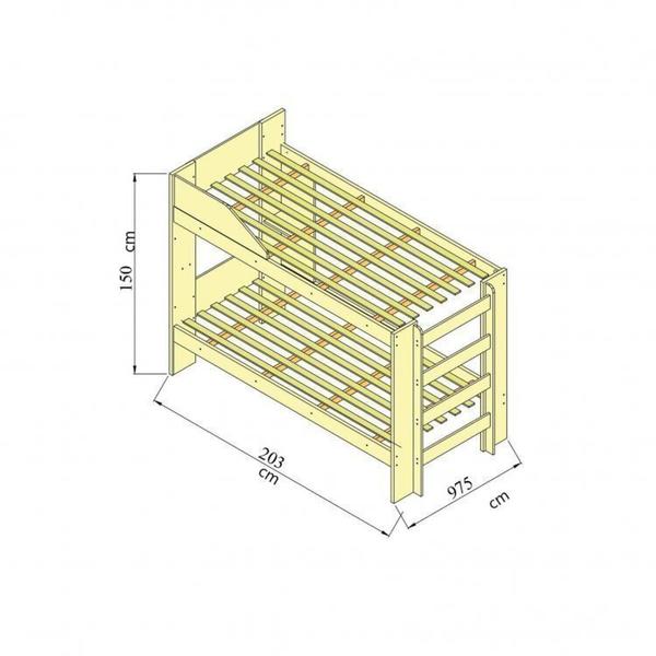 Imagem de Conjunto Treliche Solteiro Indy e Closet Casal sem Portas 4 Gavetas Bergamo Branco