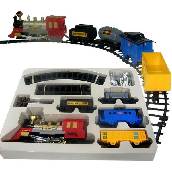 Imagem de Conjunto Trem e Trilho de Percurso - Locomotiva Expresso 2 - Braskit