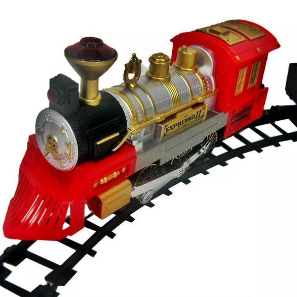 Imagem de Conjunto Trem e Trilho de Percurso - Locomotiva Expresso 2 - Braskit