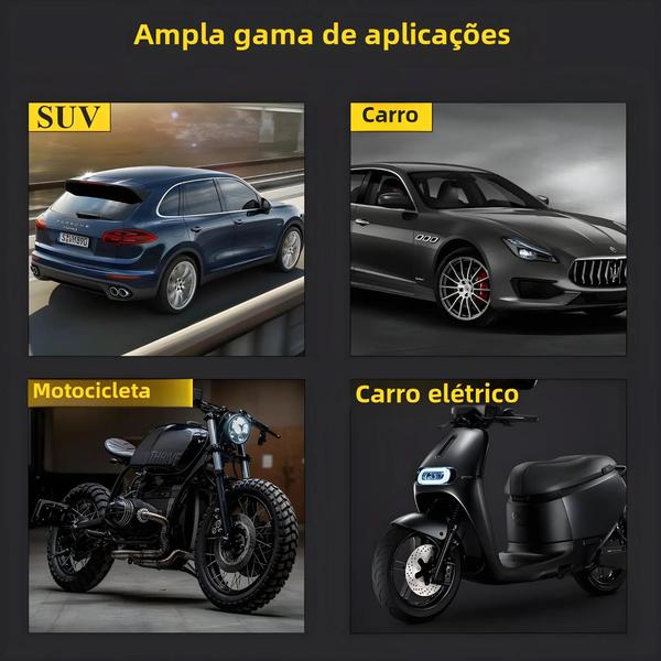 Imagem de Conjunto Universal de Reparo de Pneus de Borracha - Para Carro, Moto e Caminhão