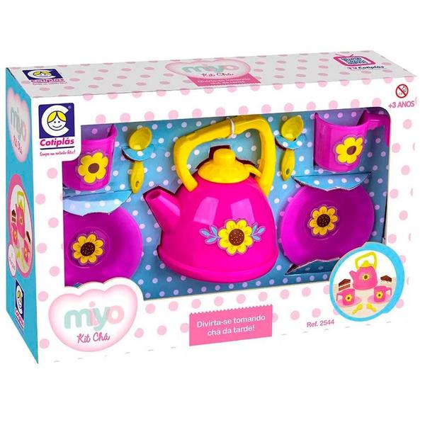 Imagem de Conjunto Utensílios Infantil - Miyo - Kit Chá - 07 Peças - Cotiplás