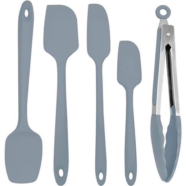 Imagem de Conjunto Utensílios para Cozinha em Silicone com 5 Peças Unyhome