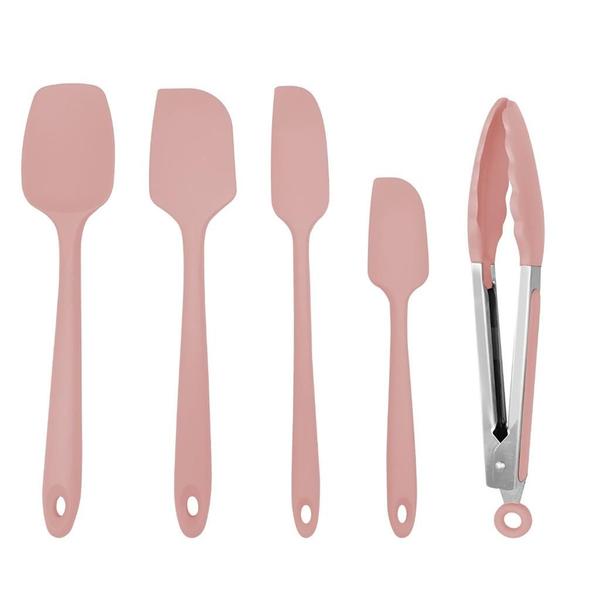 Imagem de Conjunto Utensílios para Cozinha em Silicone com 5 Peças Unyhome