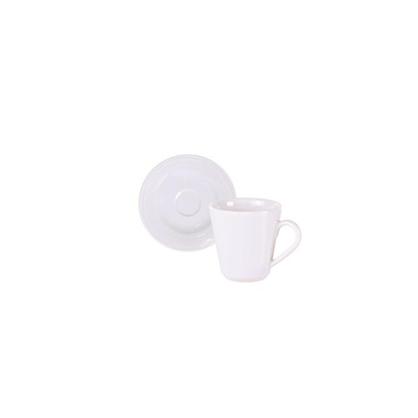 Imagem de Conjunto Xícara Pires Café Tramontina Nexus Porcelana 70ml