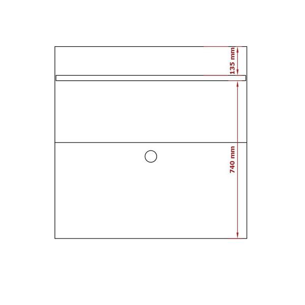 Imagem de Conjunto Y  Retrô Rack + Painel Para TV Até 32'' Polegadas Cor Cinamomo / Grafite