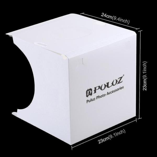 Imagem de Conjuntos de acessórios de câmera puluz dobrável lightbox 20cm 30cm caixa de luz mini caixa de estúdio fotográfico fotografia luz estúdio tiro