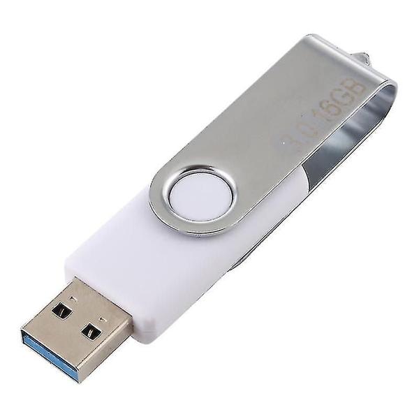 Imagem de Conjuntos de acessórios de computador 16gb twister usb 3.0 flash disk usb flash drive branco