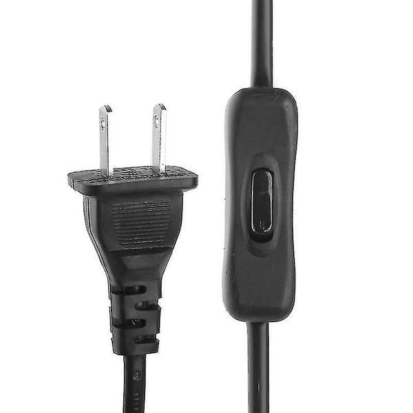 Conjuntos de acessórios de computador 2 pinos estilo us plug cabo de alimentação CA com comprimento de interruptor 304:1,5 m - HUOGUO Imagem de Conjuntos de acessórios de computador 2 pinos estilo us plug cabo de alimentação CA com comprimento de interruptor 304:1,5 m